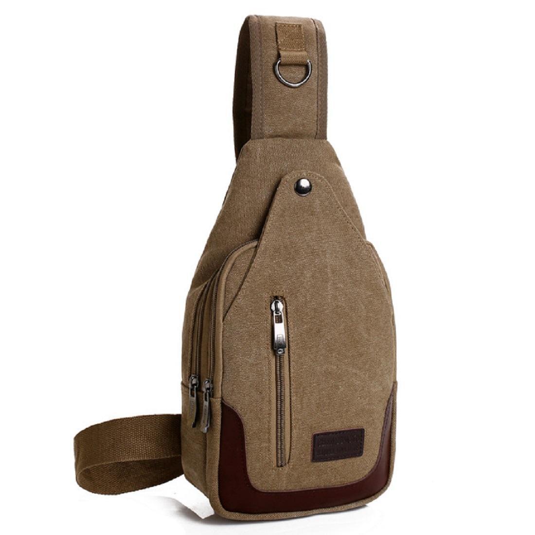 Мужская сумка через плечо Royal Bag AT06-T-0658C Коричневый (6032)
