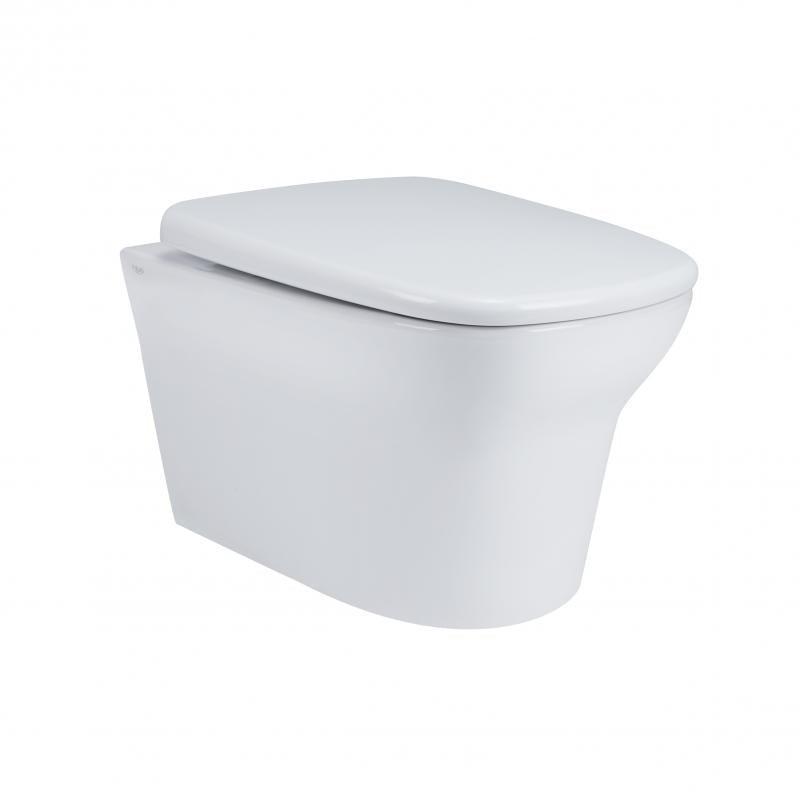 Унитаз подвесной Q-tap Gemini безободковый с сиденьем Soft-close QT25332614EW (14090)