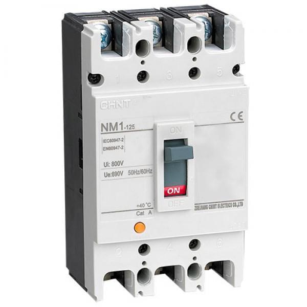 Автоматичний вимикач CHINT NM1-125S 3Р 50А 25кА (126508)
