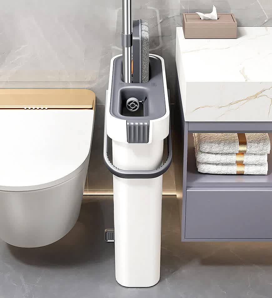 Набір швабра та відро з віджимом Joybos Z86 (23711207) - фото 6