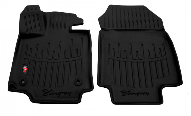 Коврики резиновые Stingray для Toyota RAV 4 XA50 AT 2018- с бортом ТЕП 2 шт. (5022022)