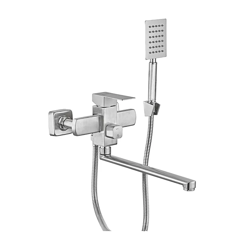 Змішувач для ванни Armata Kub-006 Euro нержавіюча сталь (CH6492) Змішувач для ванни Armata Kub-006 Euro нержавіюча сталь (CH6492)