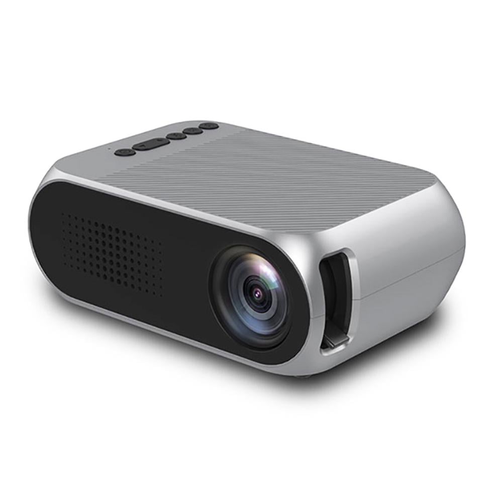 Портативный проектор Projector LED YG320 Mini с динамиком Серый (120.718)