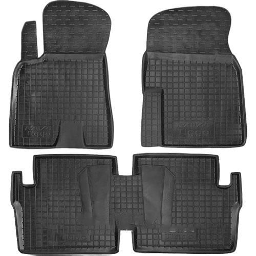 Килимки в салон задні для Mercedes-Benz GL164 2006-12 WeatherTech Чорний (W115) - фото 1