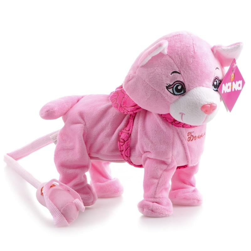 Интерактивная Кошка с поводком Розовый (IF62S)