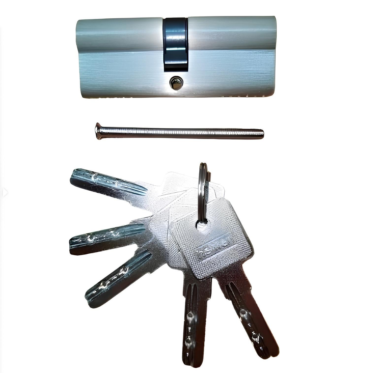 Цилиндр дверного замка Henten ключ-ключ (404015)