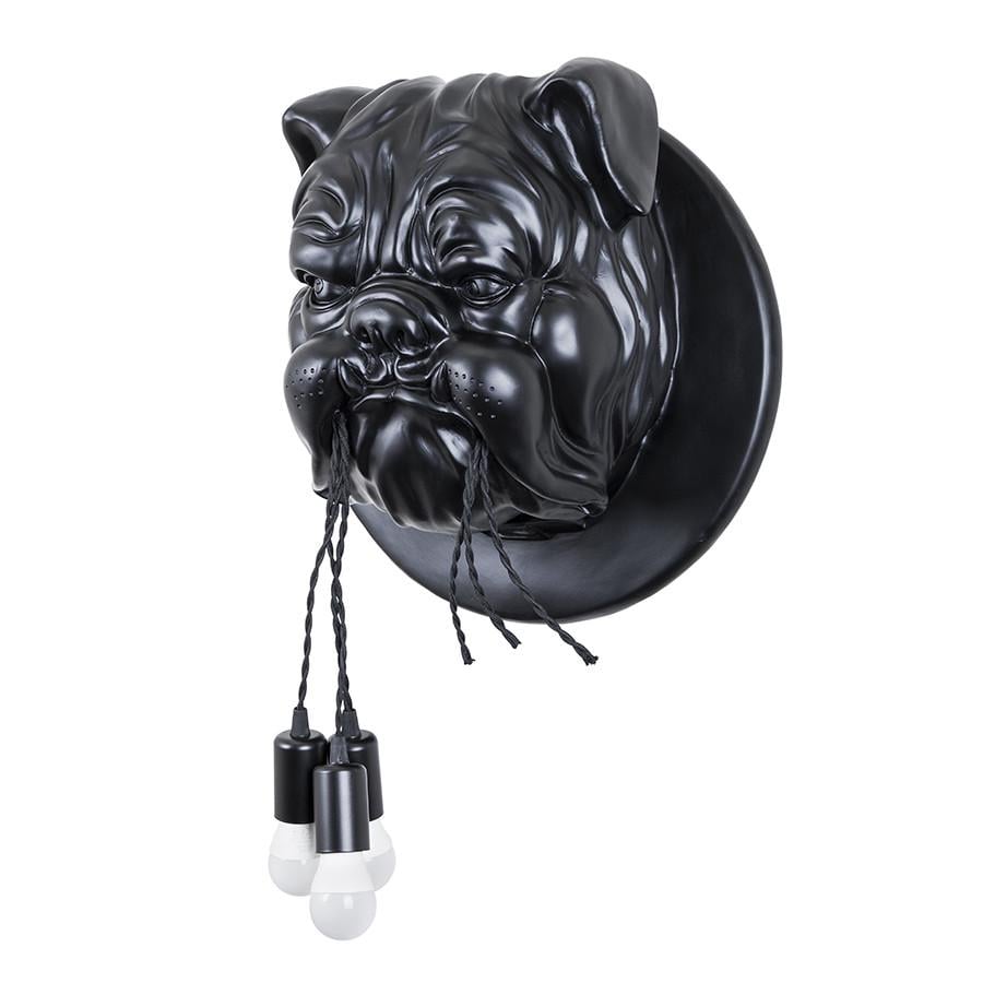 Бра настінне Levistella 752V9828-3 BK Бульдог на три лампи Чорний (2172279849)