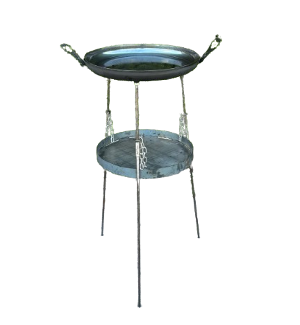 Сковорода с диском Freya с туристическим подвесом для огня 40 см (SDR-40P)