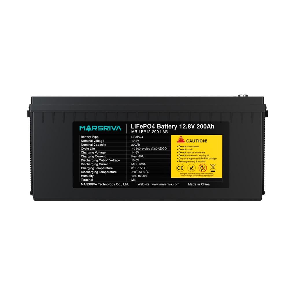 Батарея MARSRIVA LiFePO4 2560 Вт/г (MR-LFP12-200-LAR) Батарея MARSRIVA LiFePO4 2560 Вт/г (MR-LFP12-200-LAR)