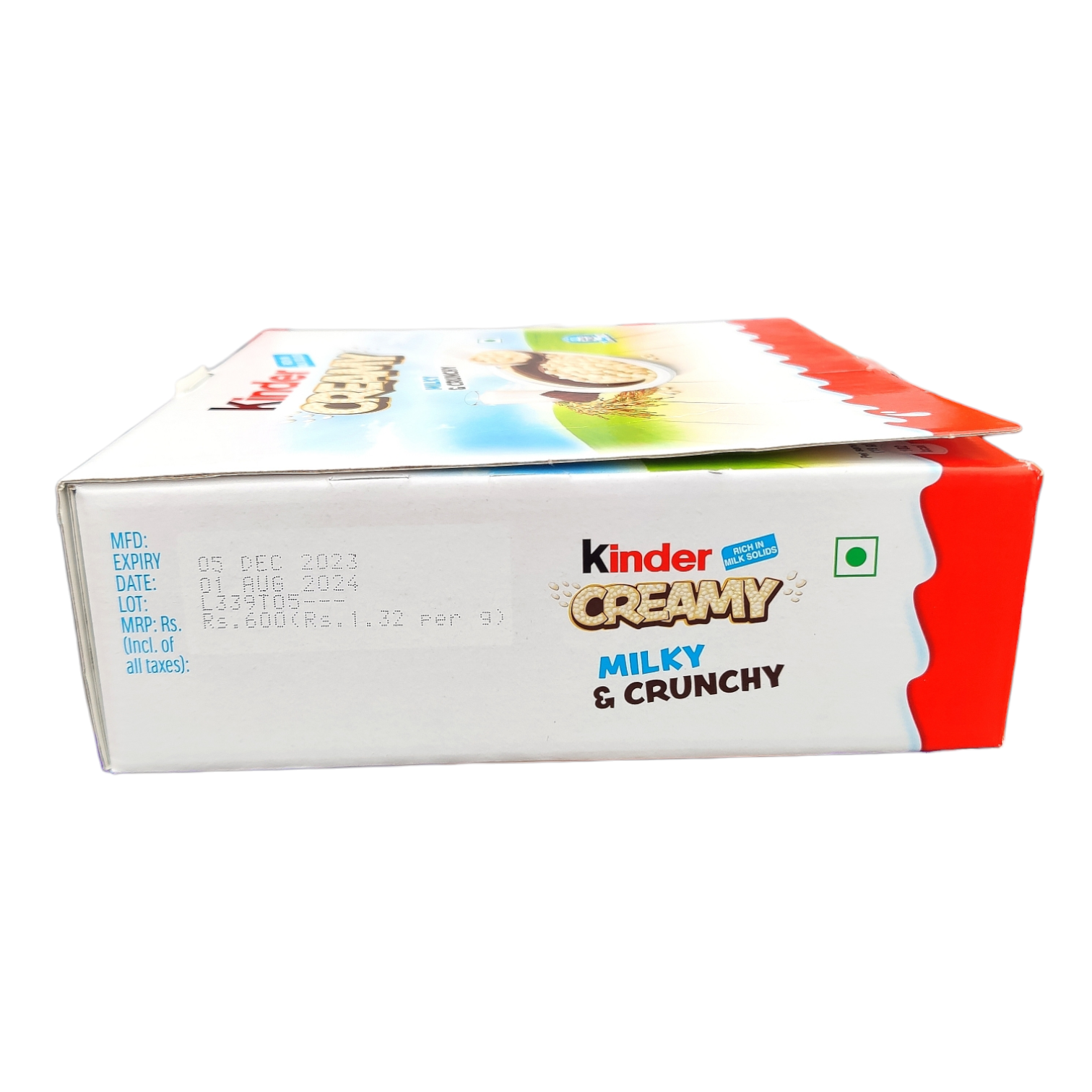 Яйце Kinder Creamy Milky&Crunchy 19 г 24 шт. 456 г (0009) - фото 5