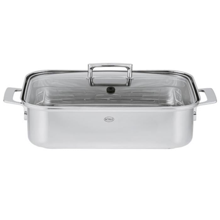 Жаровня ROSLE з кришкою прямокутна 40,5х28 см (2440765)