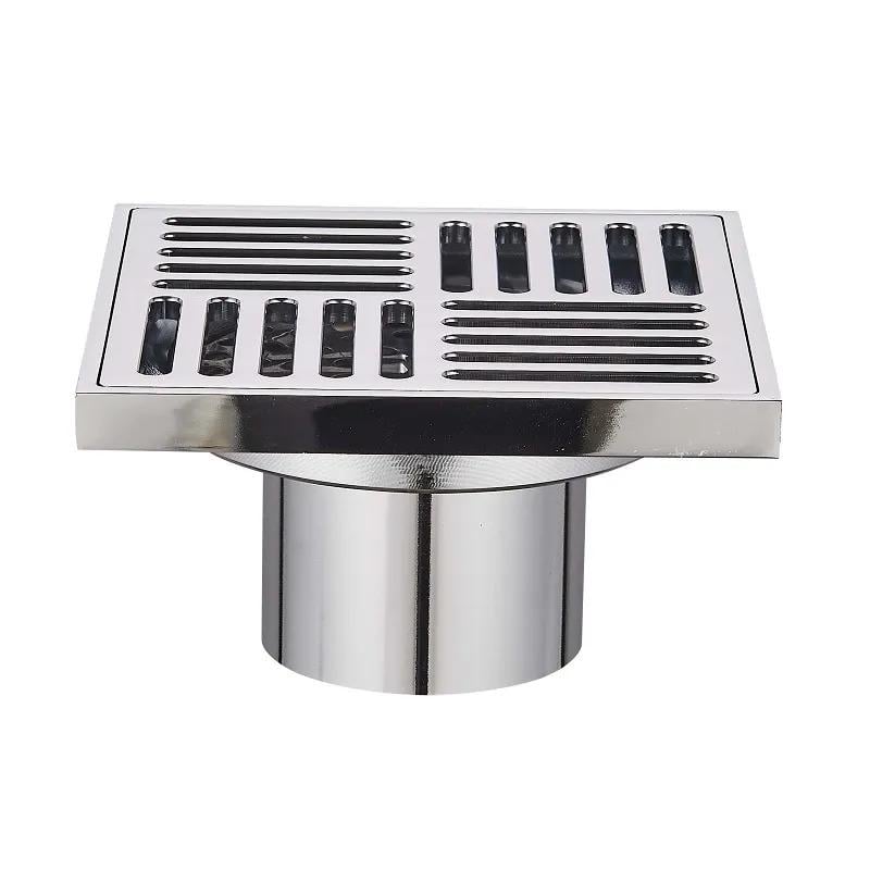 Душевой трап KOER FD11-100x100-180 100x100 мм прямой отвод (KR3415)