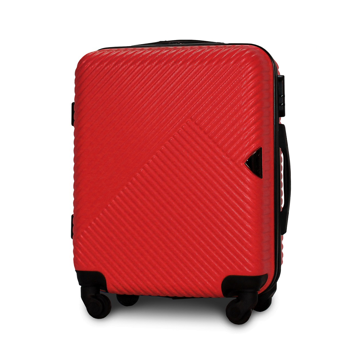 Чемодан Fly 2702 малый 54х41х22 см ручная кладь на 4 колесах Красный