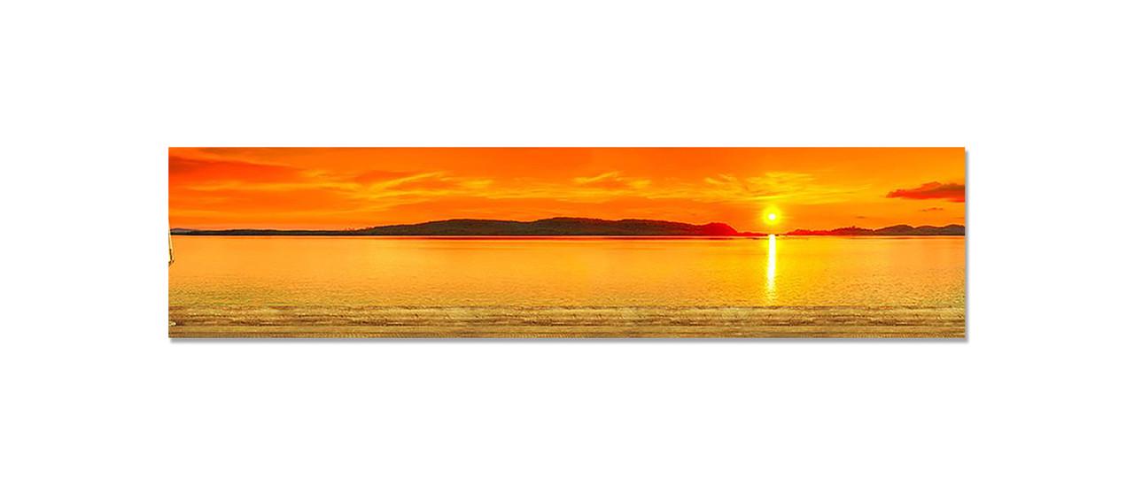 Наклейка виниловая 3D Zatarga Закат на острове 600х2500 мм (1274514242)