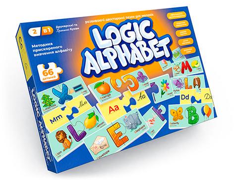 ПАзлы-ассоциации для развития Logic Alphabet англ./рус. (G-LoA-01-04U)