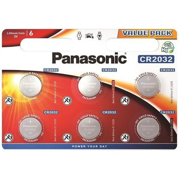 Батарейки Panasonic CR2032 Lithium 6 шт. (1896648678)