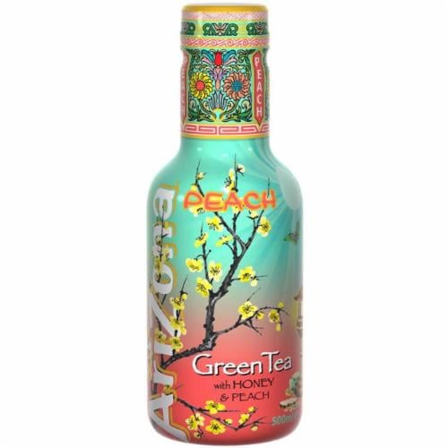 Чай холодный AriZona Green Tea Peach 500 мл (37459331)