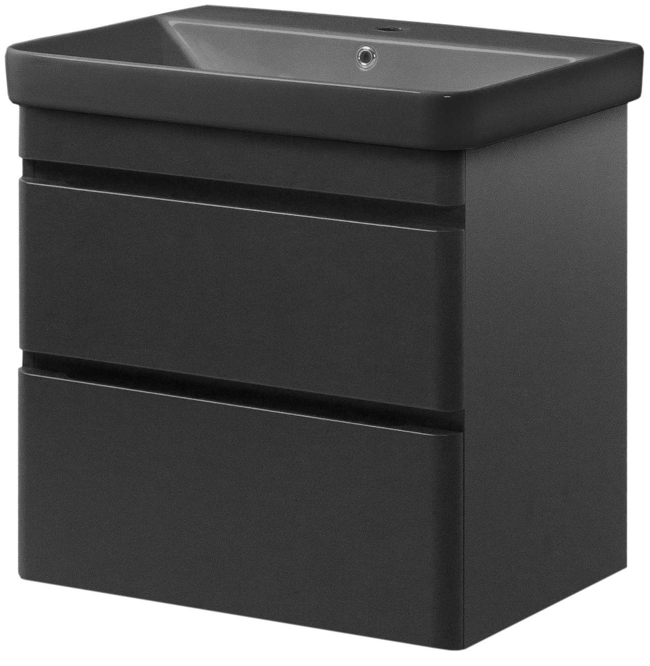 Тумба ЮВВІС Vivace ТПБ-2 Д 60 см з умивальником Vivace Антрацит матовий (14891882)