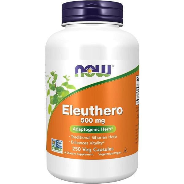 Женьшень Now Foods Eleuthero 500 мг 250 вег. капс. (000022465)