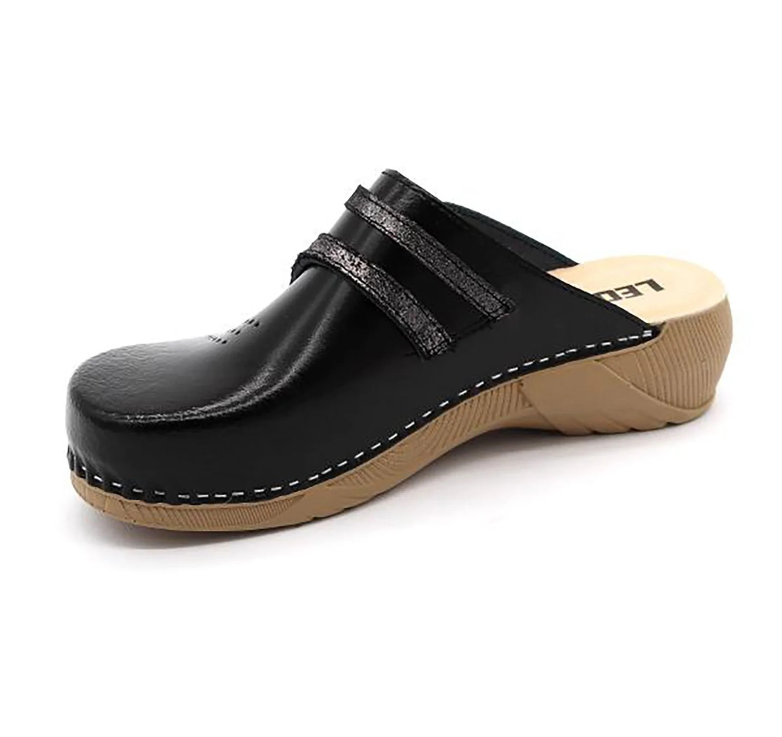 Женские сабо кожаные Leon 3200 р. 36 Черный Женские сабо кожаные Leon 3200 р. 36 Черный