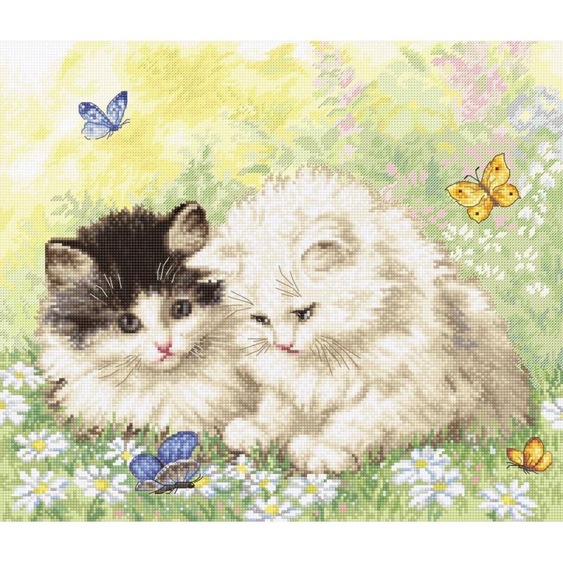 Набор для вышивания крестиком LETISTITCH LETI 954 Summer play time (40068)