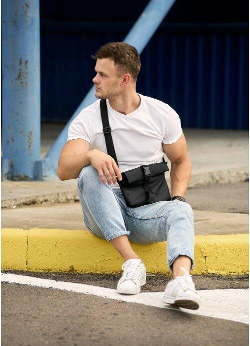 Мужская сумка 770301065m Черный (14076231) - фото 6