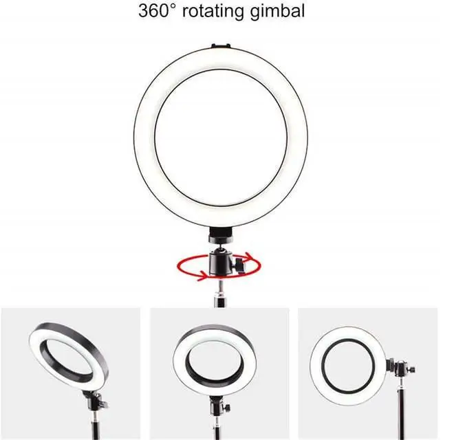 ᐉ Лампа кольцевая Led Ring Fill Light DX-300 без штатива с держателем ...