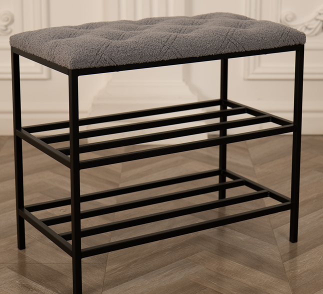 Банкетка для обуви Лофт велюр 80х53 см (2674014099)