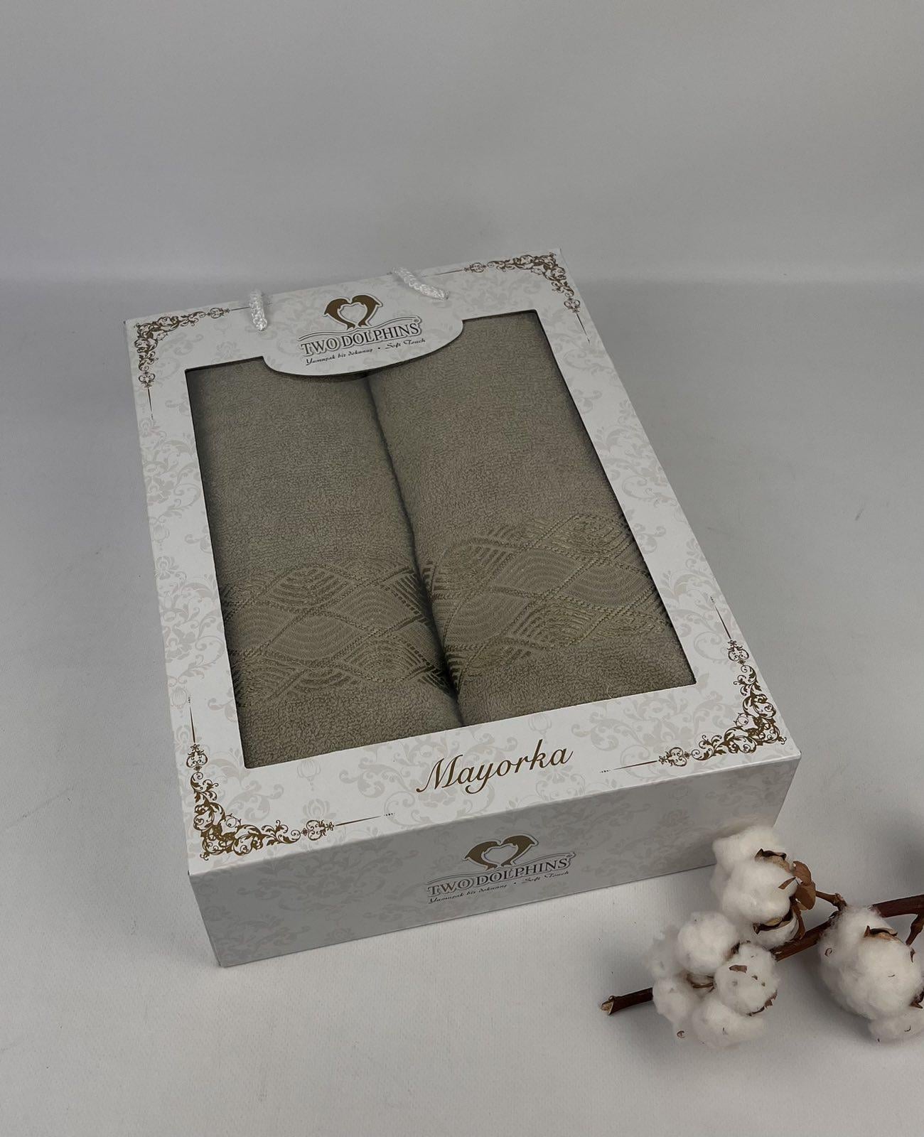 Набор полотенец Two Dolphins Mayorka A228 2 шт. Yesil (CN36095)