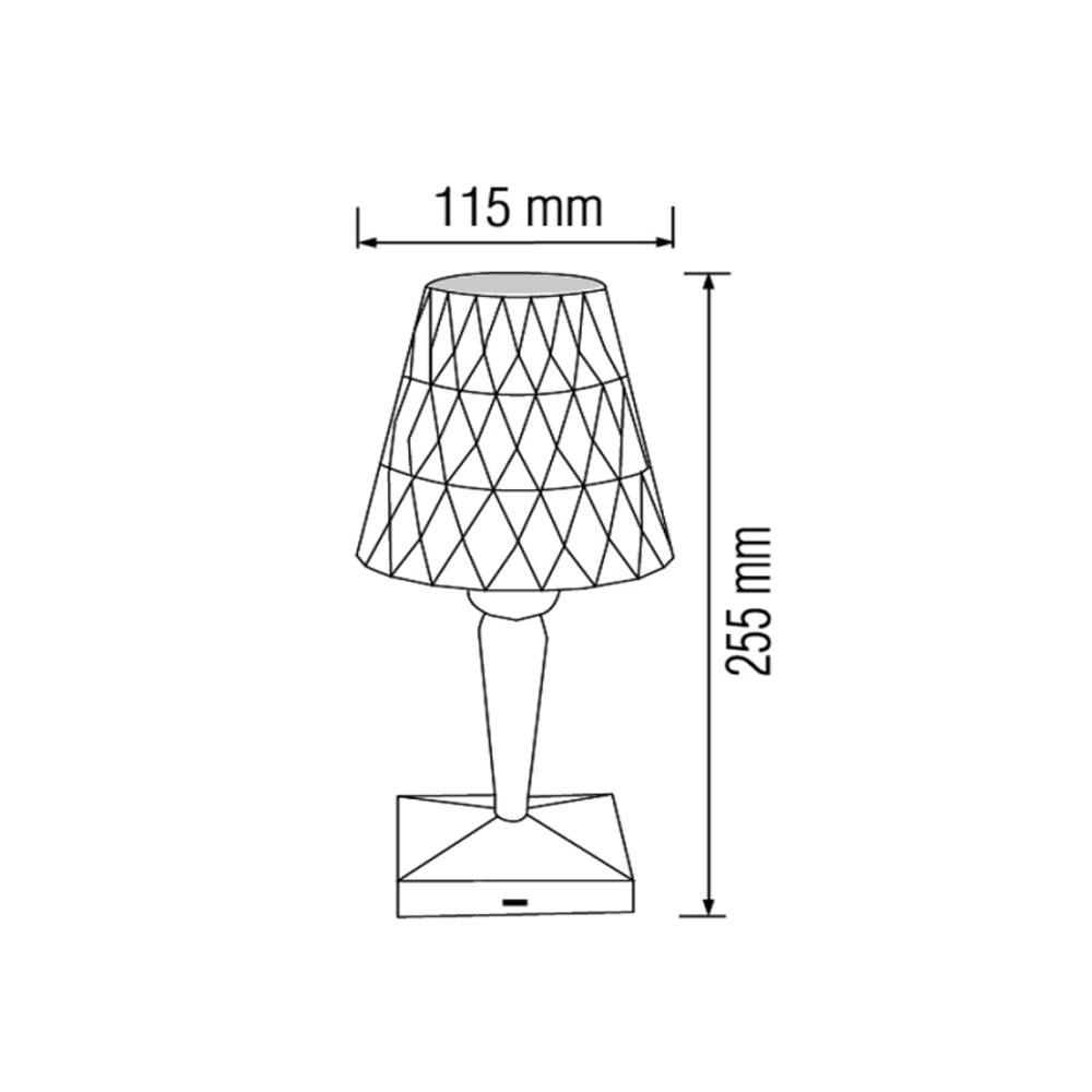 Светильник настольный LED INTER-3CCT 1W (24785704) - фото 2 Светильник настольный LED INTER-3CCT 1W (24785704) - фото 2