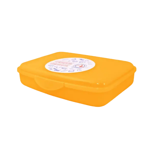 Контейнер Алеана 20x20x7,5 см Помаранчевий/Прозорий (УТ000012803)