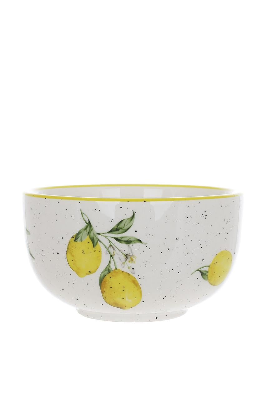 Пиала керамическая Сочные лимоны 620 мл ЦБ-00277157 Белый