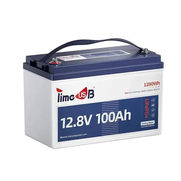 Батарея аккумуляторная Timeusb LiFePO4 12.8V 100Ah 1280Wh BMS 100A