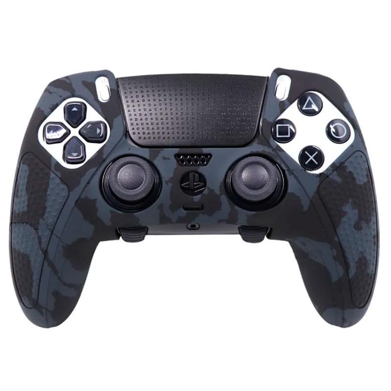 Чехол для геймпада силиконовый PS5 Dualsense Edge Черный камуфляж (HS-54003316) Чехол для геймпада силиконовый PS5 Dualsense Edge Черный камуфляж (HS-54003316)
