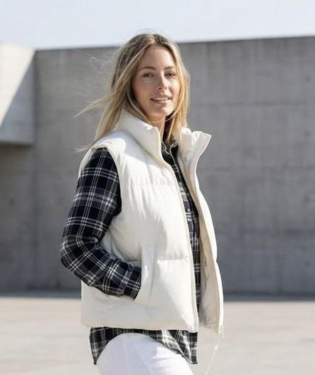 Жилет женский короткий Seventeen L-XL Молочный