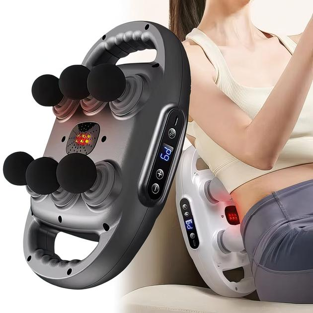 Перкуссионный массажер с дисплеем и 12 массажными головками на 9 режимов массажа - фото 2 Перкуссионный массажер с дисплеем и 12 массажными головками на 9 режимов массажа - фото 2