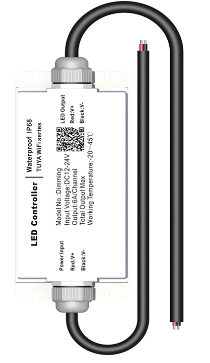 Димер управления Prolum Series HomeLink Wi-Fi Tuya Touch герметичный 10A IP68 (29014732)