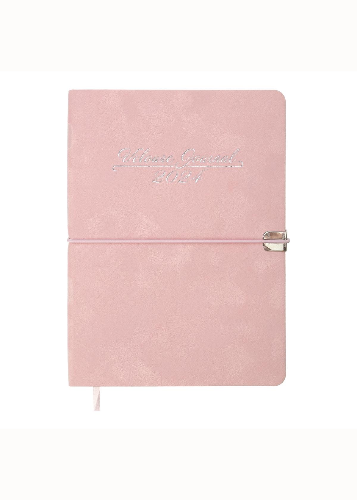 Дневник Buromax 2024 A5 Velour датированный Розовый (BM.2134-10)