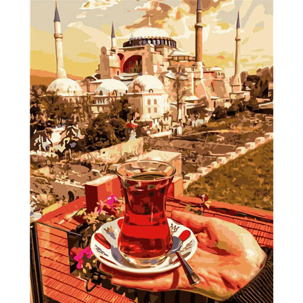 Картина по номерам Strateg Турция 40x50 см (VA-2972)
