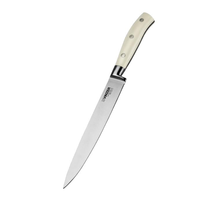 Нож для мяса Vinzer Ivory line из высокоуглеродистой нержавеющей стали 20,3 см