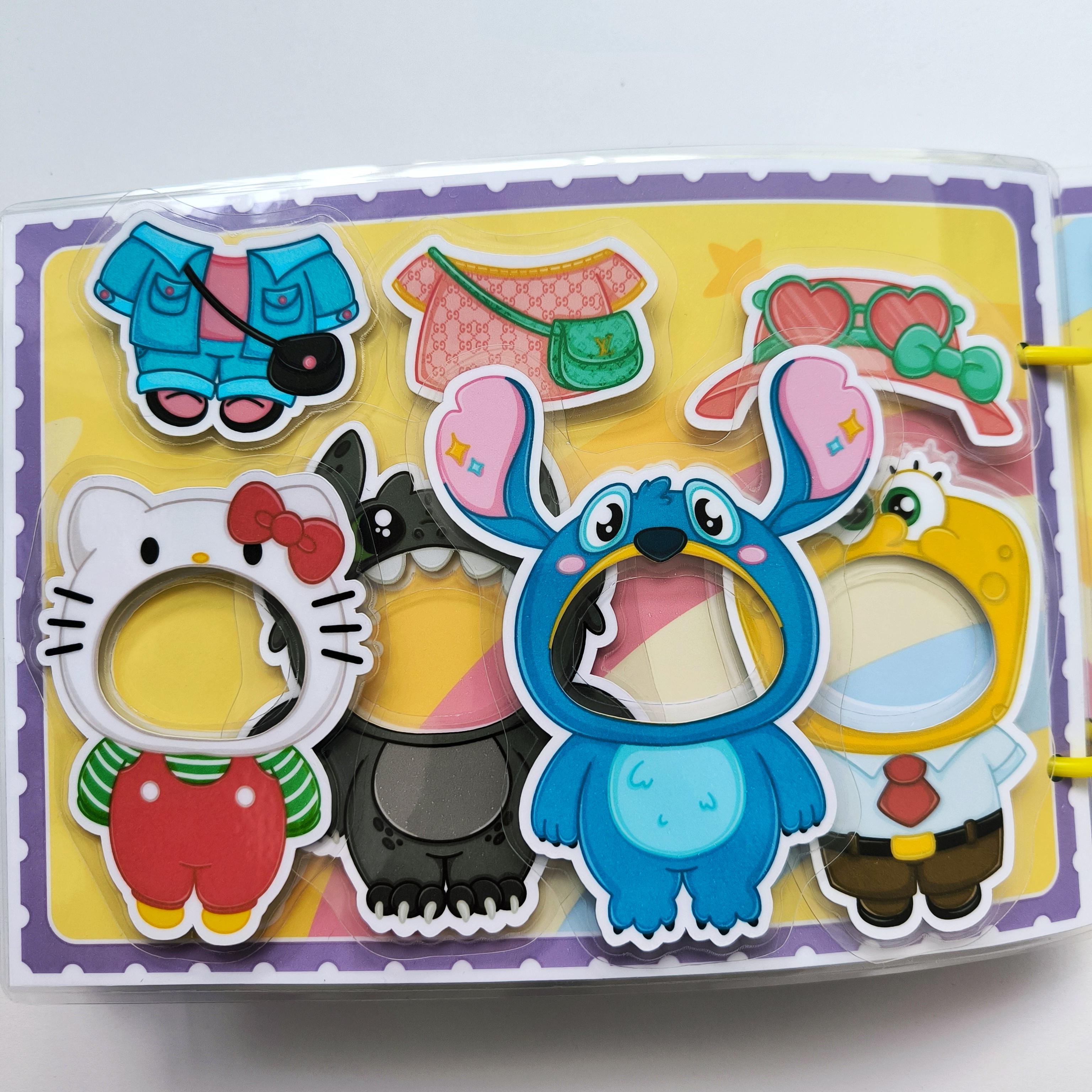 Книга на липучках Лабубу розвивающая (LP-0057) - фото 12 Книга на липучках Лабубу розвивающая (LP-0057) - фото 12