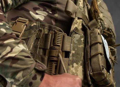 Плитоноска з підсумками Asdag з 4 точками швидкого скидання Піксель (2472511823) - фото 3