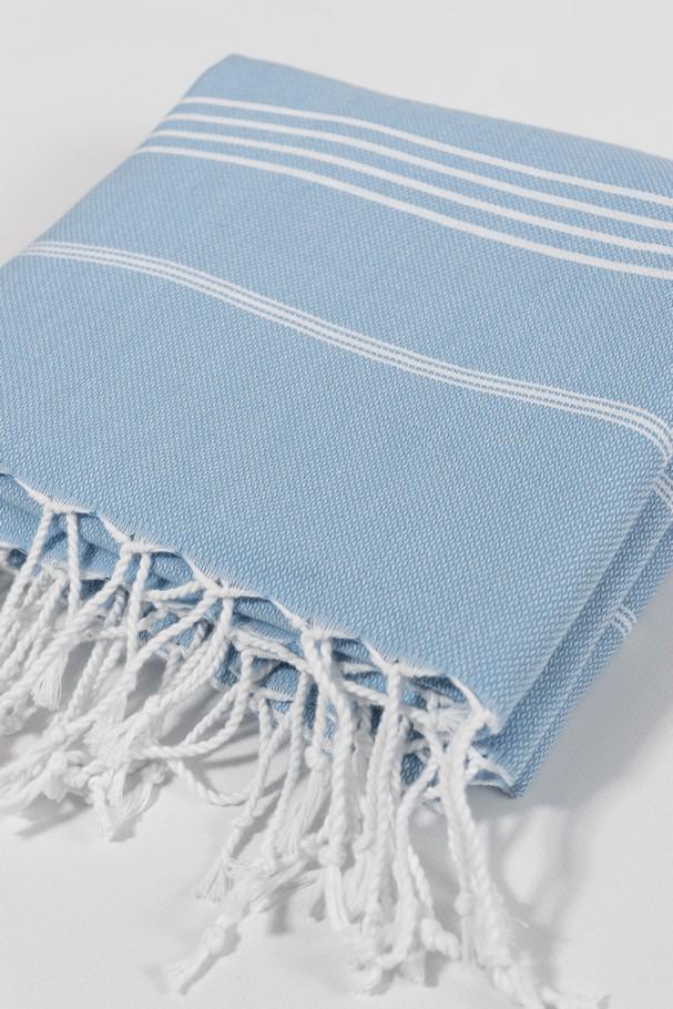 Полотенце Peshtemal Beach Pool Spa 100х180 см Голубой (17718075) - фото 4