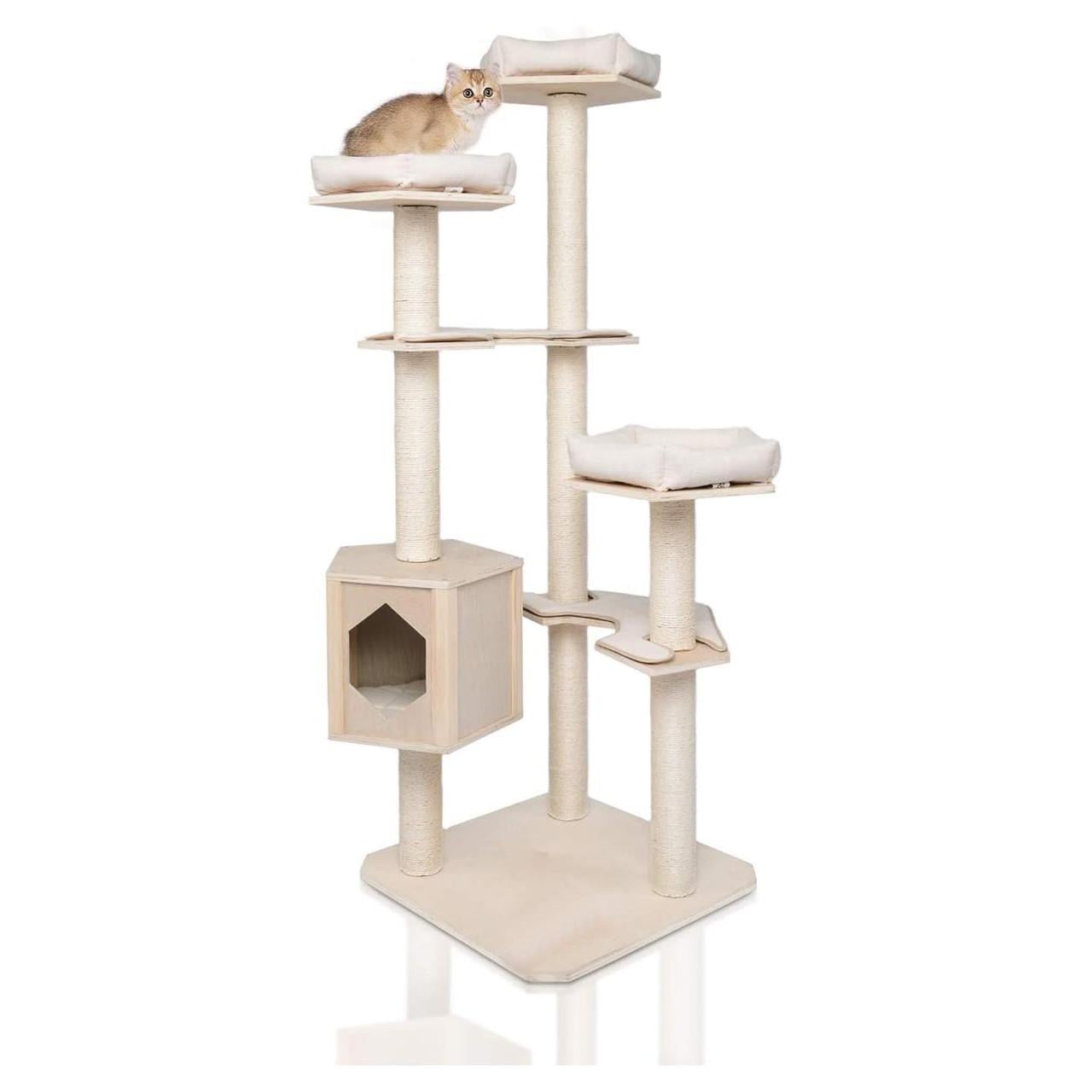 Комплекс игровой для кошек из дерева Алваби Бланже (ИГК-001301)