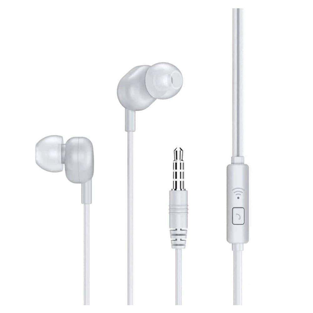Навушники Remax with mic Wired Earphone RW-106 HD Mic Білий (2005106227)