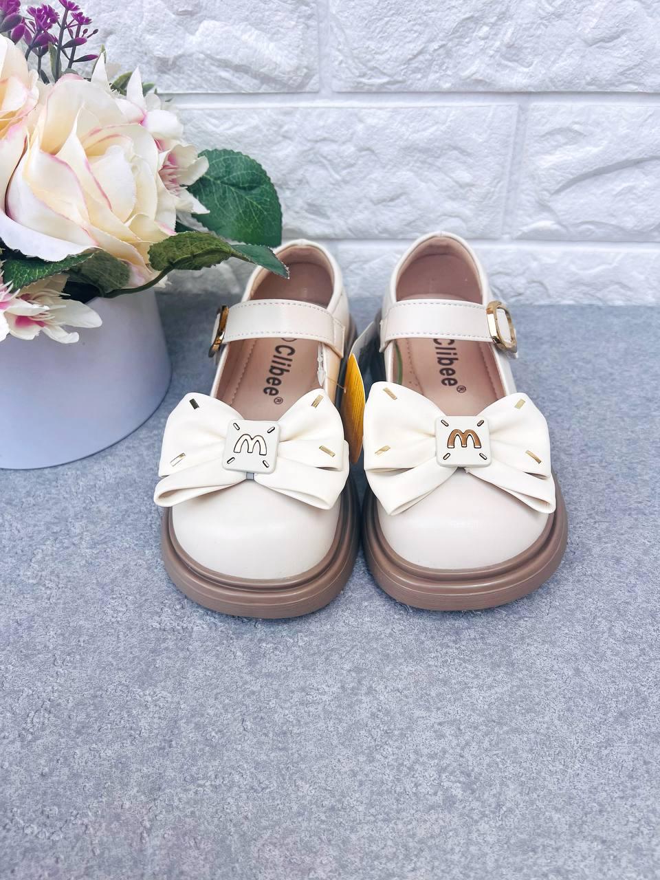 Туфлі класичні для дівчинки Сlibee 1810 р. 27 16,8 см Бежевий (1810) - фото 2 Туфлі класичні для дівчинки Сlibee 1810 р. 27 16,8 см Бежевий (1810) - фото 2