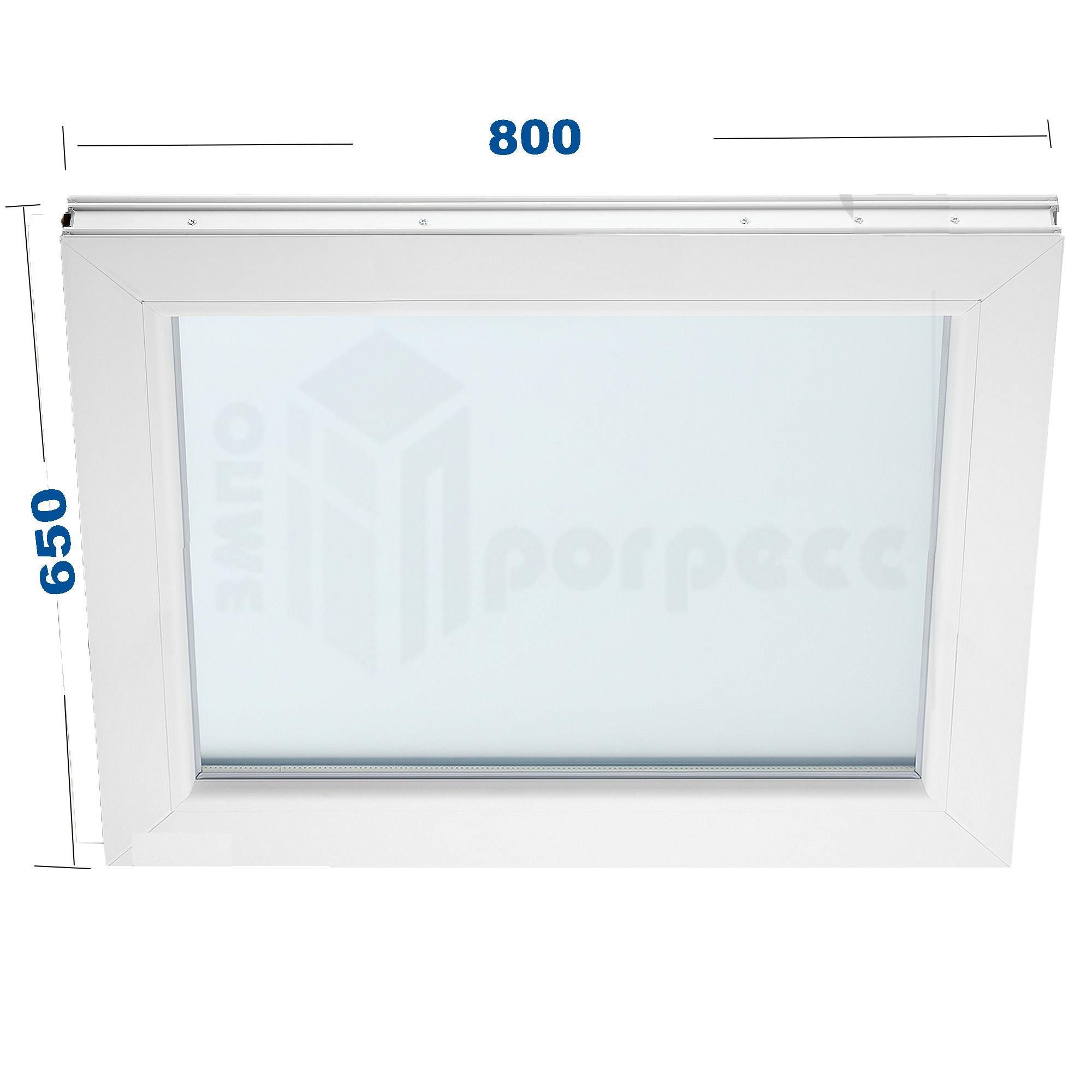 Окно металлопластиковое WDS Miroplast глухое 800х650 мм - фото 3