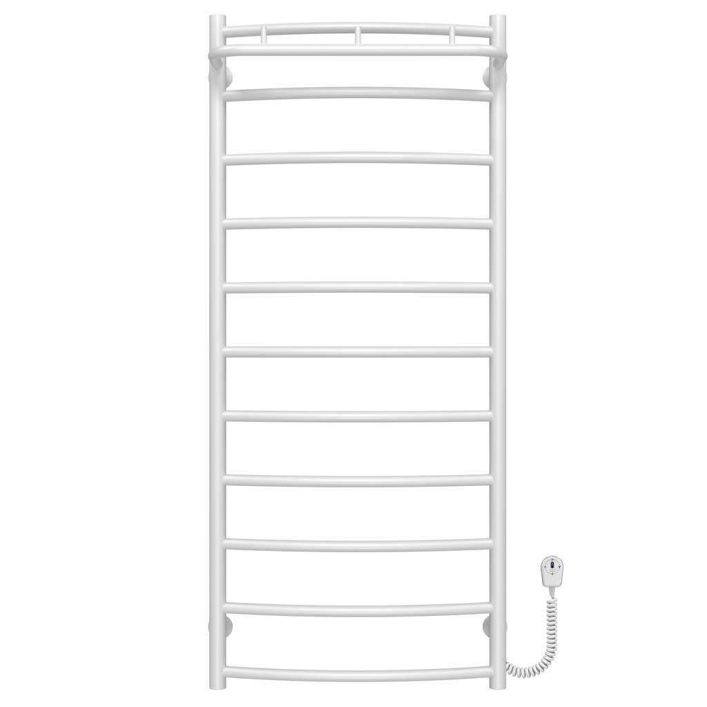 Полотенцесушитель электрический Deffi Классик N П11 EF16 правое подключение нержавеющая сталь 500х1200 мм Белый (C.KN.120.50.11.EWR5)