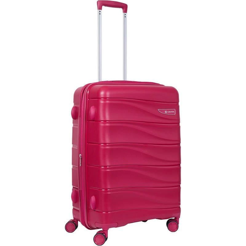 Чемодан на 4х колесах Carlton Olympus Plus 80 л M Розово-красный (OLYMIBT66-RRD)