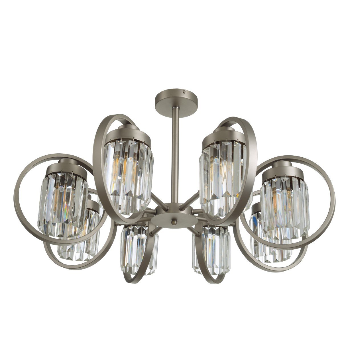 Люстра Brille BR-01 468S/8 E14 SN (23-737)